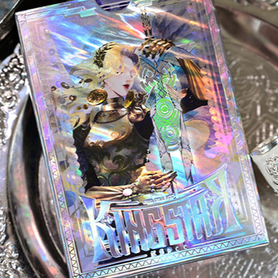King Arthur V2 (Silver Fairyland) Playing Cards by KING STAR